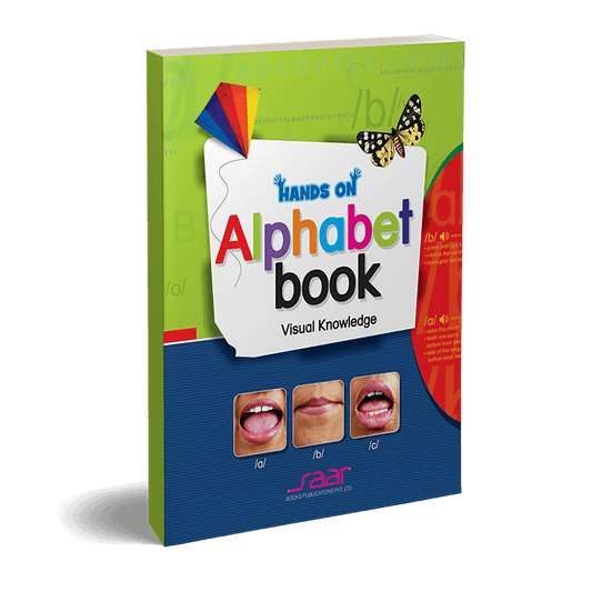 HANDS ON ALPHABET BOOK(VISUAL KNOWLEDGE)