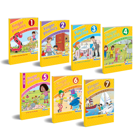 Finger Phonics set of books 1-7