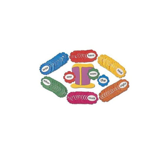 Jolly Phonics Tricky Word Wall Flowers *