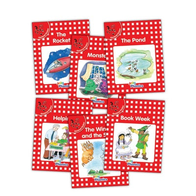 Jolly Phonics Readers, General Fiction, Red Level (pack of 6)