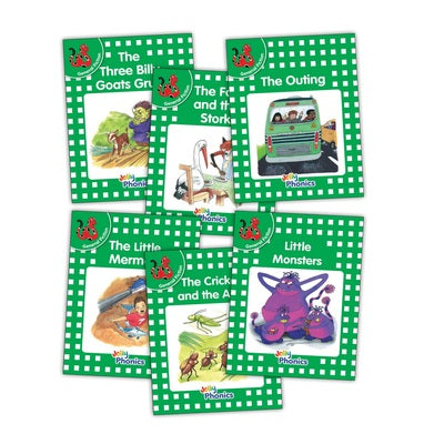 Jolly Phonics Readers, General Fiction, Green Level (pack of 6)
