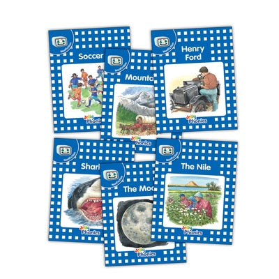 Jolly Phonics Readers, Nonfiction, Blue Level (pack of 6)