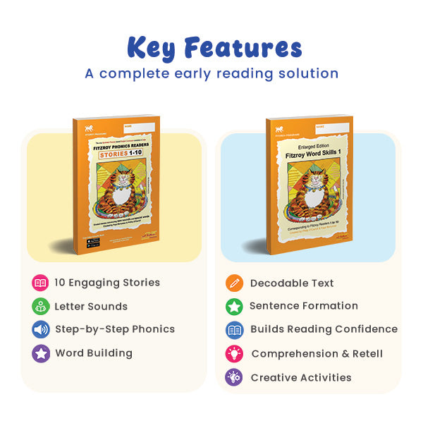 Fitzroy Phonics Readers stories 1-10 Combo
