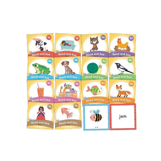 Jolly Phonics Read and See, Pack 1 (14 titles)