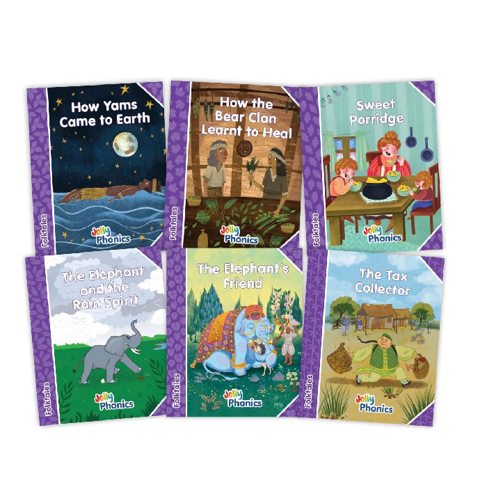Jolly Phonics Folktales Readers - Purple Level Books