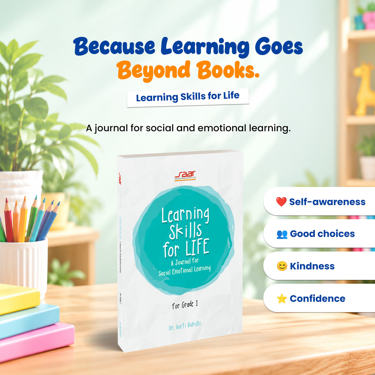 SAAR Complete Learning Bundle for Kids | Phonics, Maths, Life Skills & Art