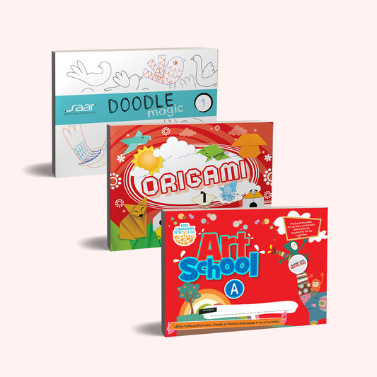 Creative Learning Bundle: Doodle Magic 1 + Origami 1 + Art School A