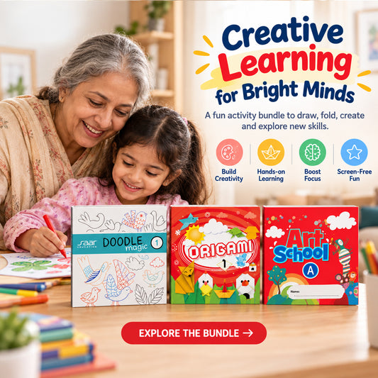 Creative Learning Bundle: Doodle Magic 1 + Origami 1 + Art School A
