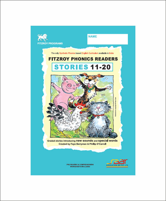 Fitzroy Phonics Readers  11– 20 by Saar Education | Graded Synthetic Phonics Storybooks Introducing New Sounds and Special Words | Audio Supported – Scan, Watch & Listen | For Ages 5–7