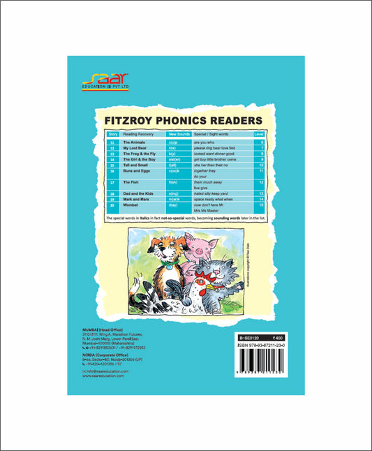 Fitzroy Phonics Readers  11– 20 by Saar Education | Graded Synthetic Phonics Storybooks Introducing New Sounds and Special Words | Audio Supported – Scan, Watch & Listen | For Ages 5–7