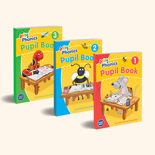Jolly Phonics Pupil Book Bundle: Books 1, 2 & 3